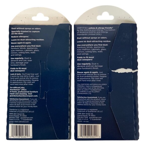 Guardsman Treated Cotton Dusting Cloths 14x18 Inch 2-Pack - Picture 2 of 2